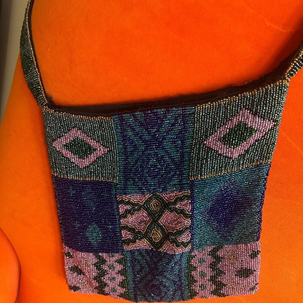 Beautiful Bloomingdale’s Multicolor Crossbody Bag… - image 4